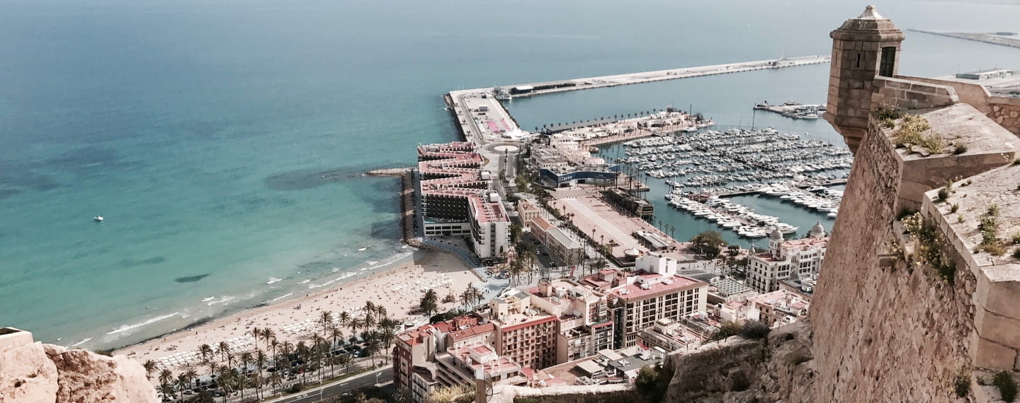 Santa Barbara Castle in Alicante, Spanien