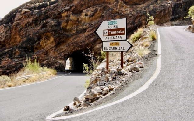 spanien gran canaria bergroute