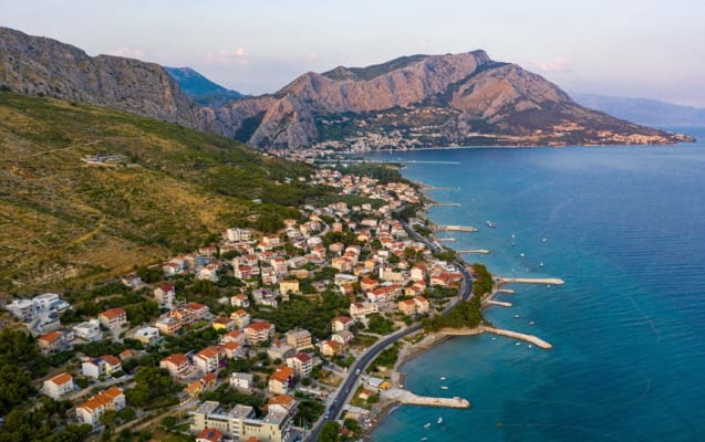 Omiš in Kroatien